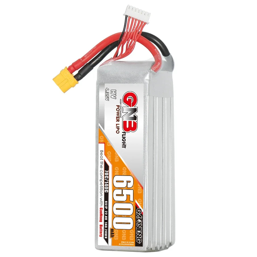 GNB GNB LiHV 6500mAh 6S1P 22.8V 70C/140C XT60U-F, фото 2